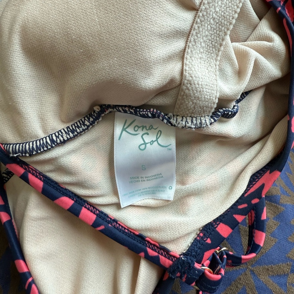 Kids One Piece Swimsuit - Pink and Black - Picture 4 of 11
